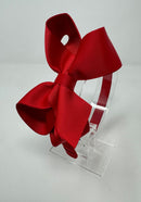 4 Inch Bow Alice Band - Red