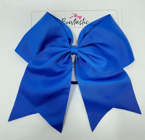 7 Inch Cheer Bow Bobble - Royal Blue