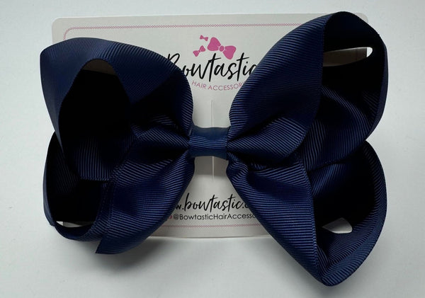 6 Inch Bow - Navy