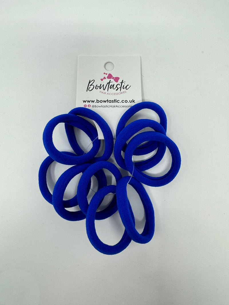 Hair Bobbles - Electric Blue - 10 pack