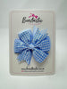 3 Inch Pinwheel Bow - Bluebell & Light Blue Gingham
