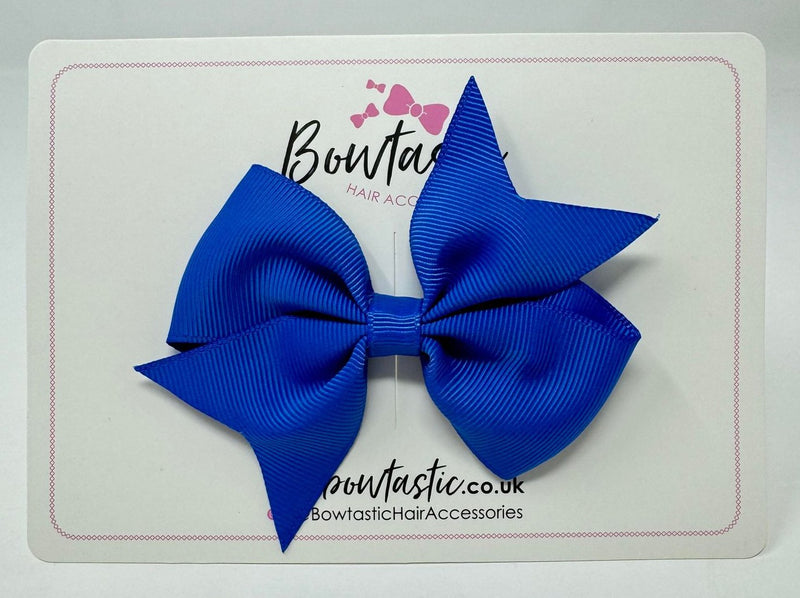 3.5 Inch Flat Bow - Royal Blue