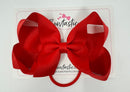 5 Inch Bow Bobble - Red