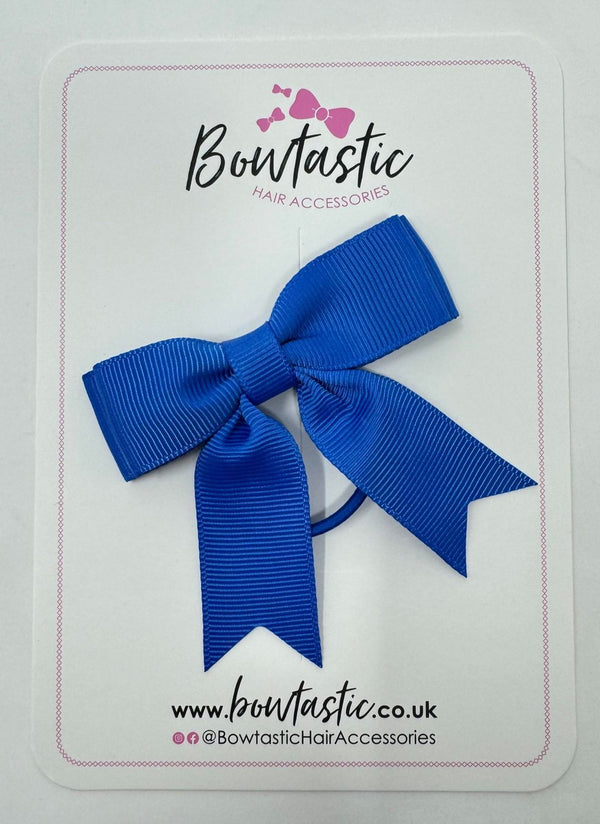 2.75 Inch Tail Bow Thin Elastic - Royal Blue