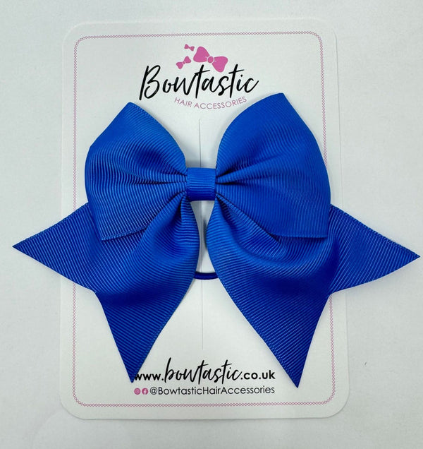 3.5 Inch Tail Bow Thin Elastic - Royal Blue