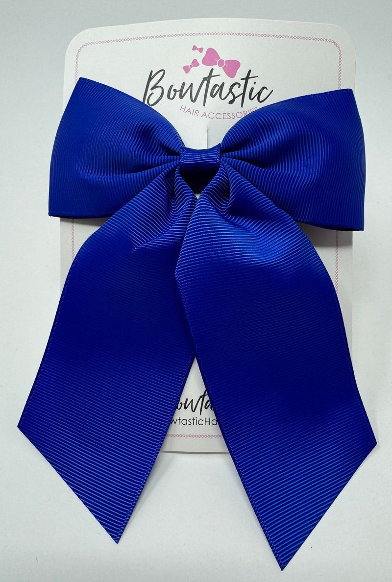 4.25 Inch Tail Bow - Cobalt