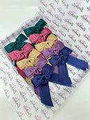 Surprise Bundle - Matching Pairs - 4.5 inch Tail Bows - 10 Pack - Autumn Colours