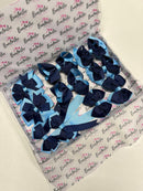 School Bundle - 5 Matching Pairs - Navy & Blue Mist - Clips