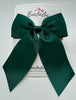 4.25 Inch Tail Bow - Hunter Green