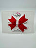 3.5 Inch Flat Bow Style 2 - Red & White