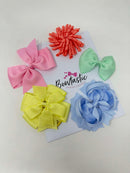 Surprise Bundle - Medium Bow/Bobbles - 5 Pack - Pastels Colours