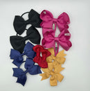 Surprise Bundle - Matching Pairs - Small Bows - 10 Pack - Winter Colours