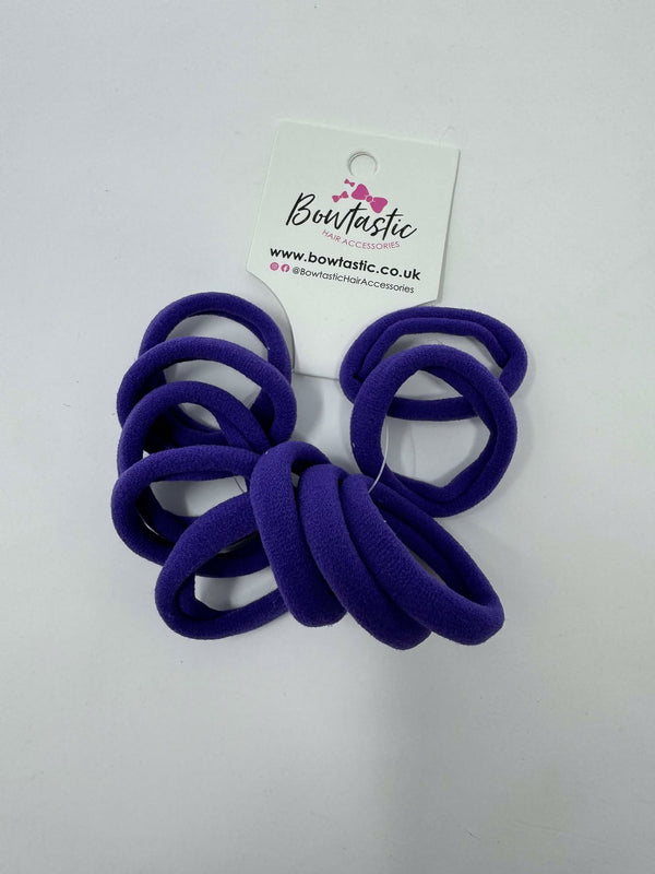 Hair Bobbles - 10 pack - Regal Purple