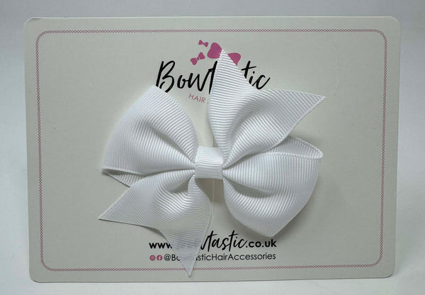 3.5 Inch Flat Bow - White