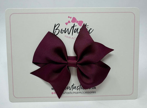 3.5 Inch Flat Bow - Burgundy