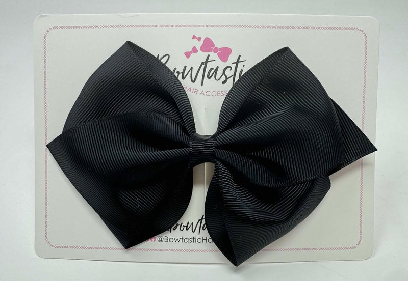 5 Inch Flat Bow - Black