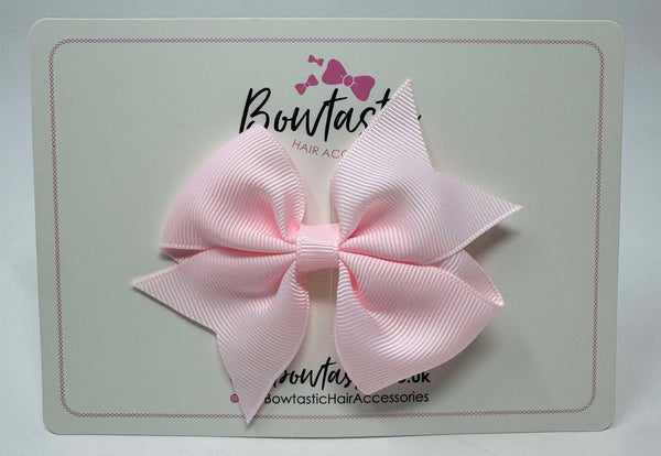 3.5 Inch Flat Bow - Powder Pink