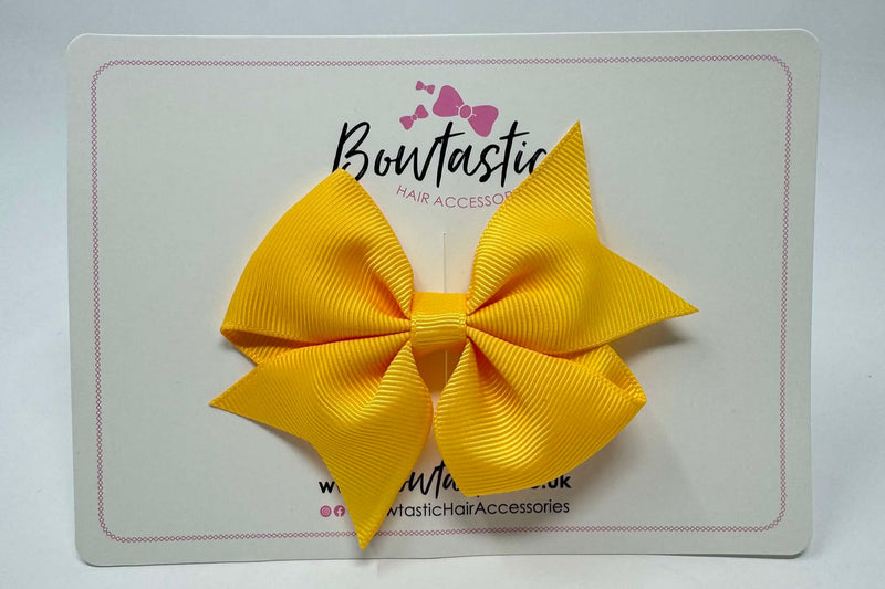 3.5 Inch Flat Bow - Yellow Gold