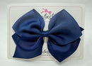5 Inch Flat Bow - Navy