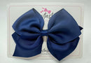 5 Inch Flat Bow - Light Navy