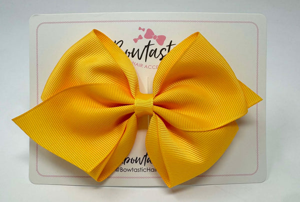 5 Inch Flat Bow - Yellow Gold