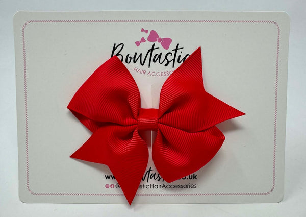 3.5 Inch Flat Bow - Hot Red