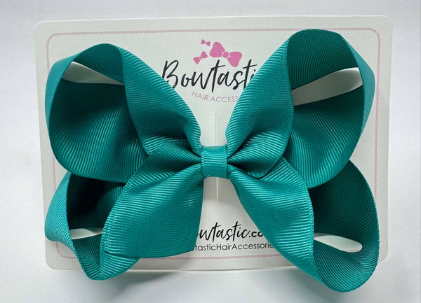 5 Inch Bow - Jade Green