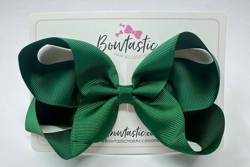 5 Inch Bow - Forest Green