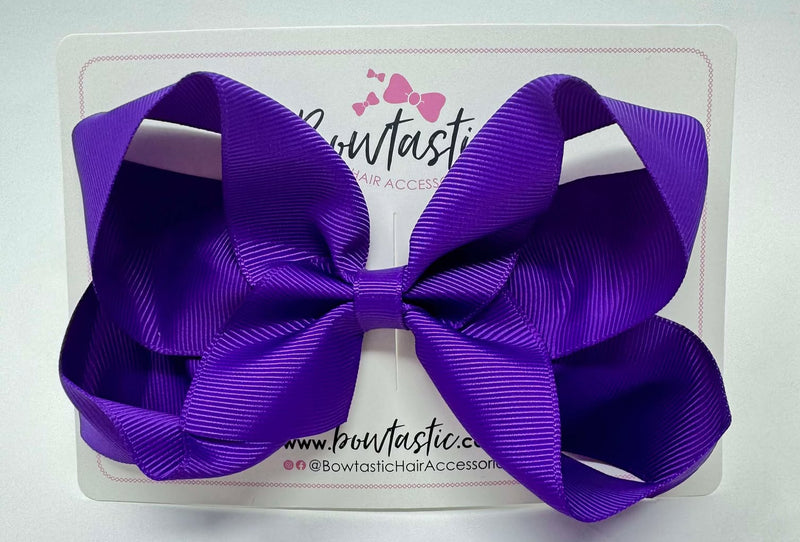 5 Inch Bow - Purple