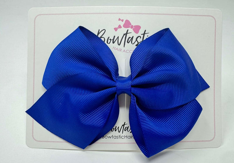 5 Inch Flat Bow - Cobalt