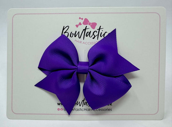 3.5 Inch Flat Bow - Purple