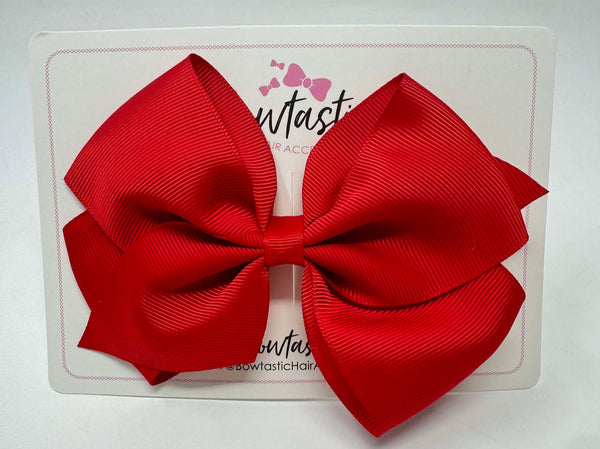 5 Inch Flat Bow - Red