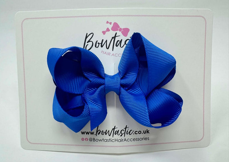 3.5 Inch 2 Layer Bow - Royal Blue