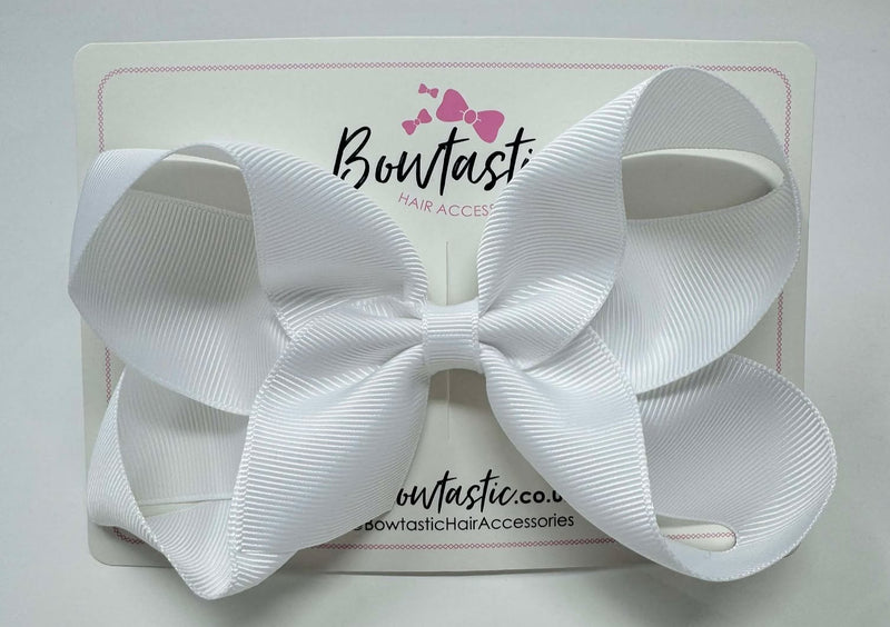 5 Inch Bow - White