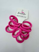 Hair Bobbles - 10 pack - Hot Pink