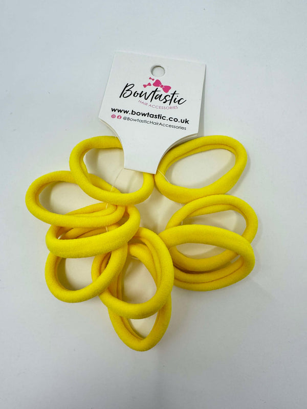 Hair Bobbles - 10 pack - Lemon