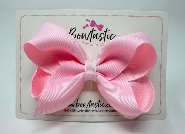 4 Inch Bow - Pearl Pink & Powder Pink