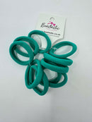 Hair Bobbles - 10 pack - Jade Green