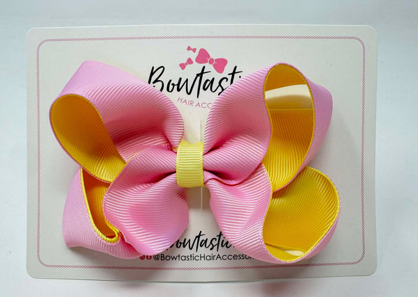 4 Inch Bow - Tulip & Baby Maize