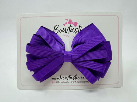 4.5 Inch Loop Bow - Purple