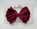 4.5 Inch Loop Bow - Wine