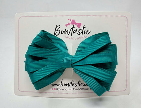 4.5 Inch Loop Bow - Jade Green