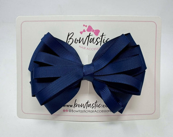 4.5 Inch Loop Bow - Navy