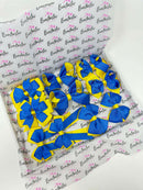 School Bundle - 5 Matching Pairs - Royal Blue & Daffodil - Clips