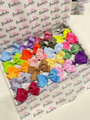 Bow Set - 20x 3.5 inch Flat Bow Style 2 - Individual Colours