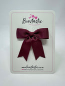 2.75 Inch Tail Bow - Burgundy