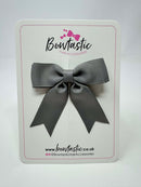 2.75 Inch Tail Bow - Metal Grey