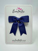 2.75 Inch Tail Bow - Ink Blue
