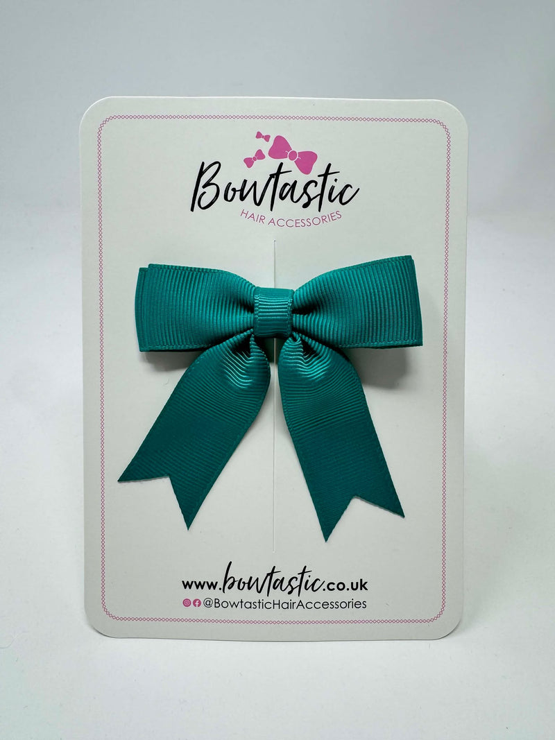 2.75 Inch Tail Bow - Jade Green