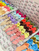 Bow Set - 20x 3.5 inch Tail Bow - Thin Elastic - Matching Pairs